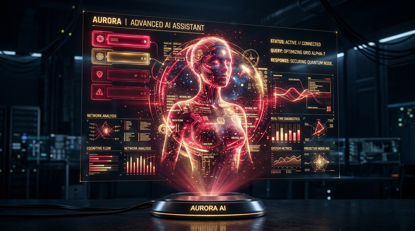 Virtual AI Assistant Avatar